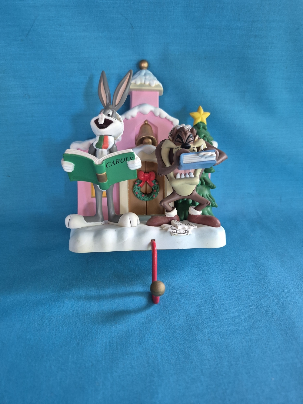 Looney Tunes Stocking Hanger Bugs Bunny Tasmanian Devil Taz Church